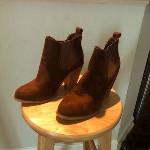 Brown booties